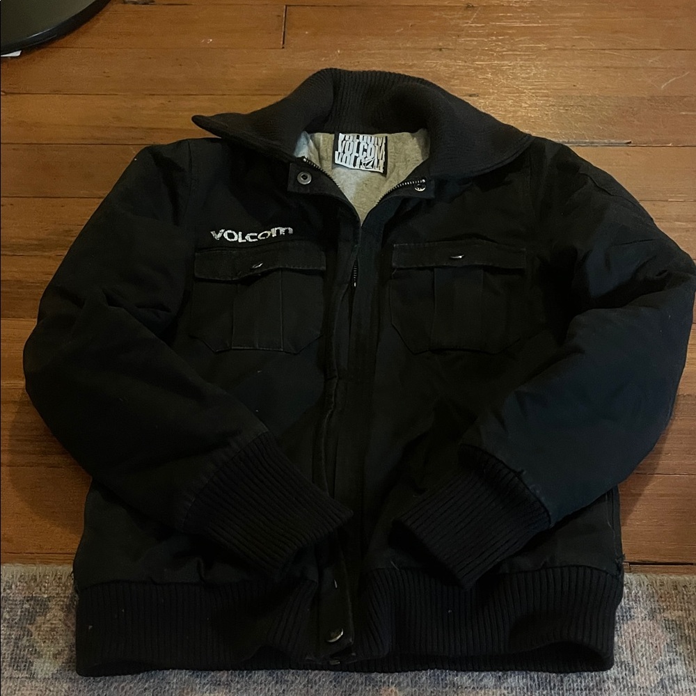 Volcom Women’s Black Bomber Jacket